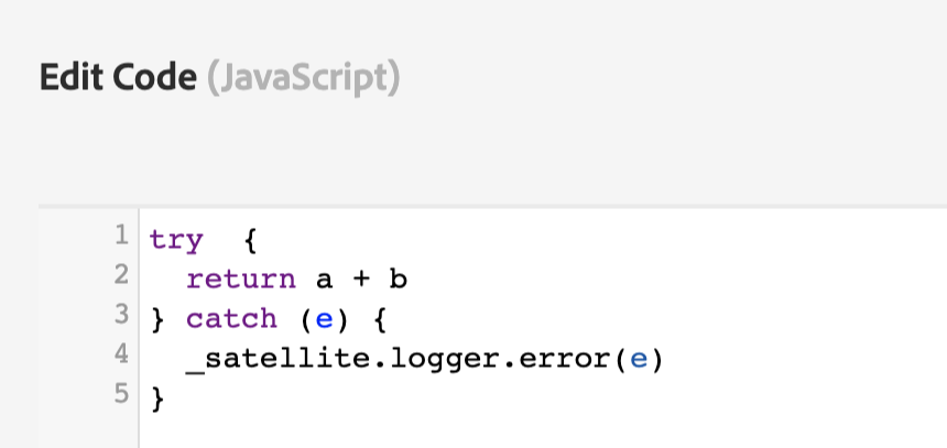 example of invalid javascript