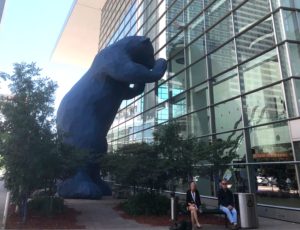huge bear statue