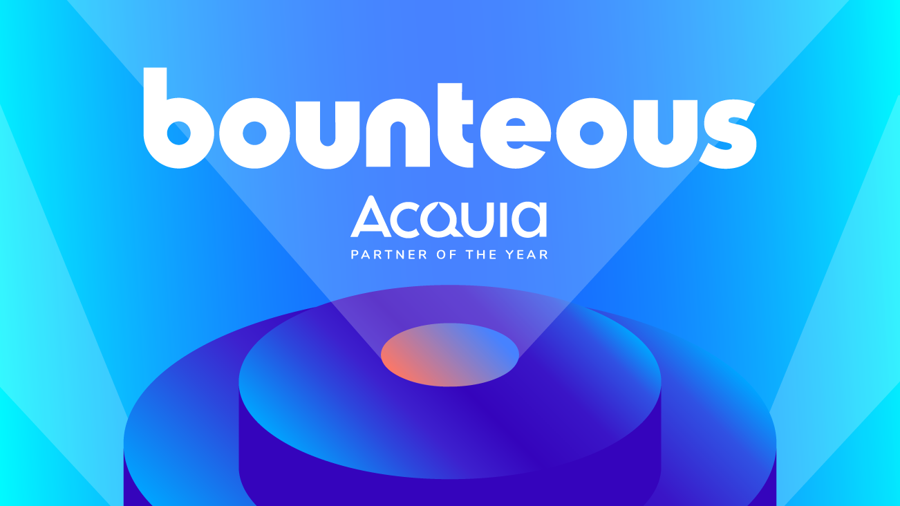 Bounteous Named Acquia Partner of the Year for 2019 blog image