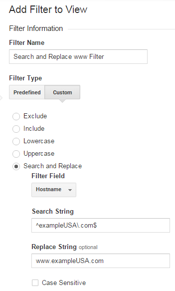 create a filter in google analytics for mac address