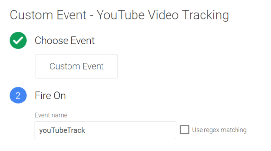 Google Tag Manager Custom Event Example - Youtube tracking