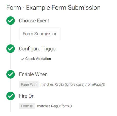 Google Tag Manager Form Trigger Exmample