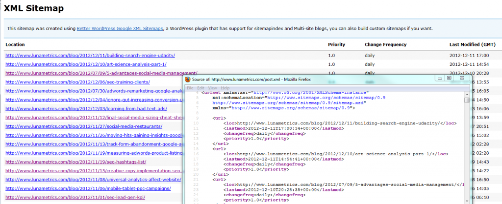 there are currently no xml sitemap contexts available