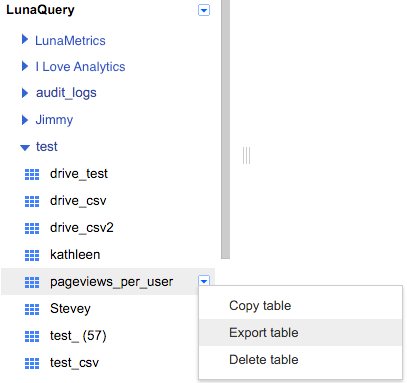 big-query-export-table