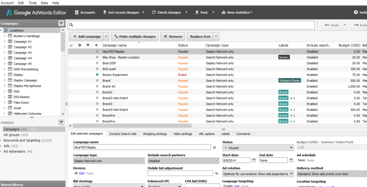 adwords editor uk