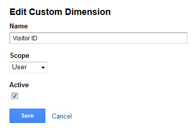 Custom Dimension