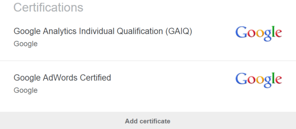 Image of Google certifications to change careers.