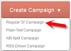 MailChimp - Create a Campaign